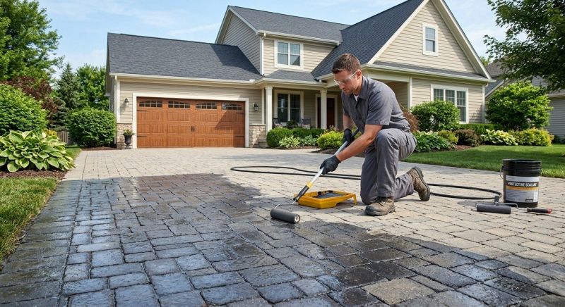 Concrete Walkway Sealing in Redmond, WA